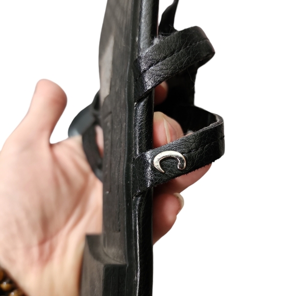 Sam Edelman circus black sandals flats - Picture 2 of 4